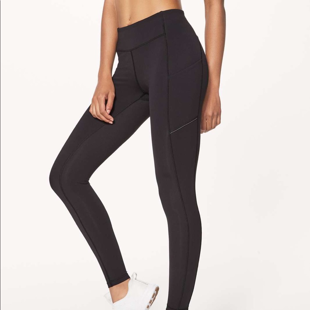 28’’ Lululemon Black Speed up Tights